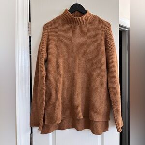 SO Brown High Neck Sweater